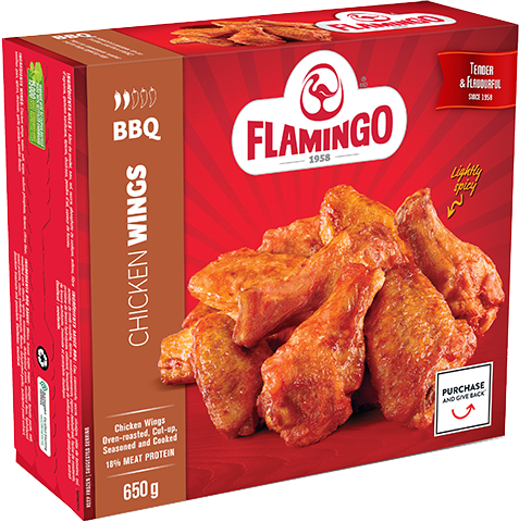 Bbq Chicken Wings Flamingo