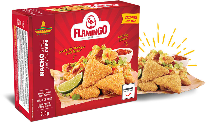 Nacho Style Chicken Chips Flamingo