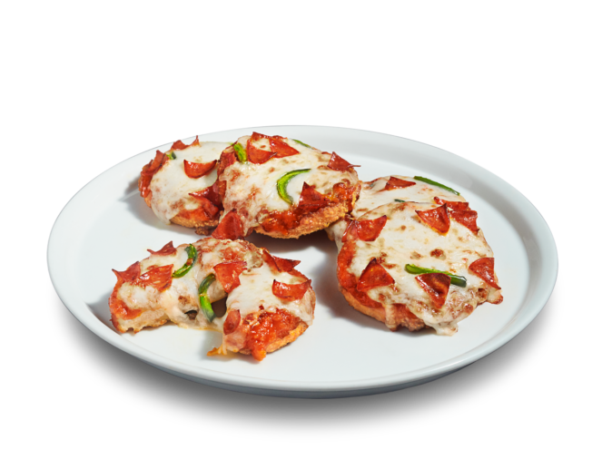 Burger de poulet pizza toute garnie